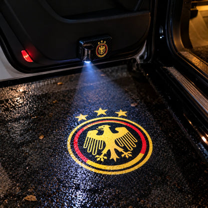 FanGlanz™ Auto-Türprojektor